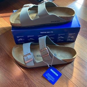 Birkenstock Arizona size 43, US Mens 10.5/11 Stone